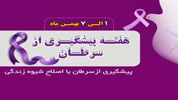 هفته پیشگیری از سرطان(1تا 7 بهمن ماه)